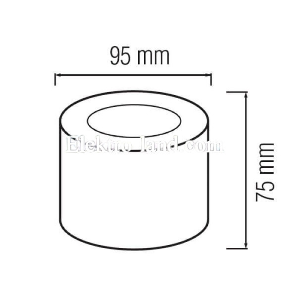 Накладной светильник LED 5W HOROZ SANDRA-5 4200K